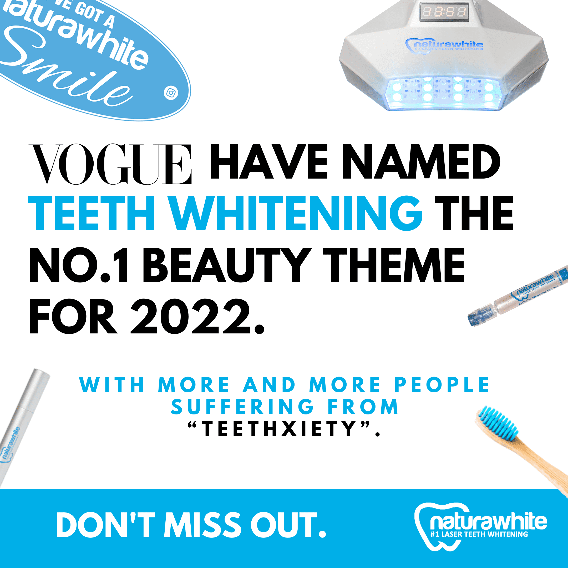 Vogue names Teeth Whitening the No.1 Beauty Theme