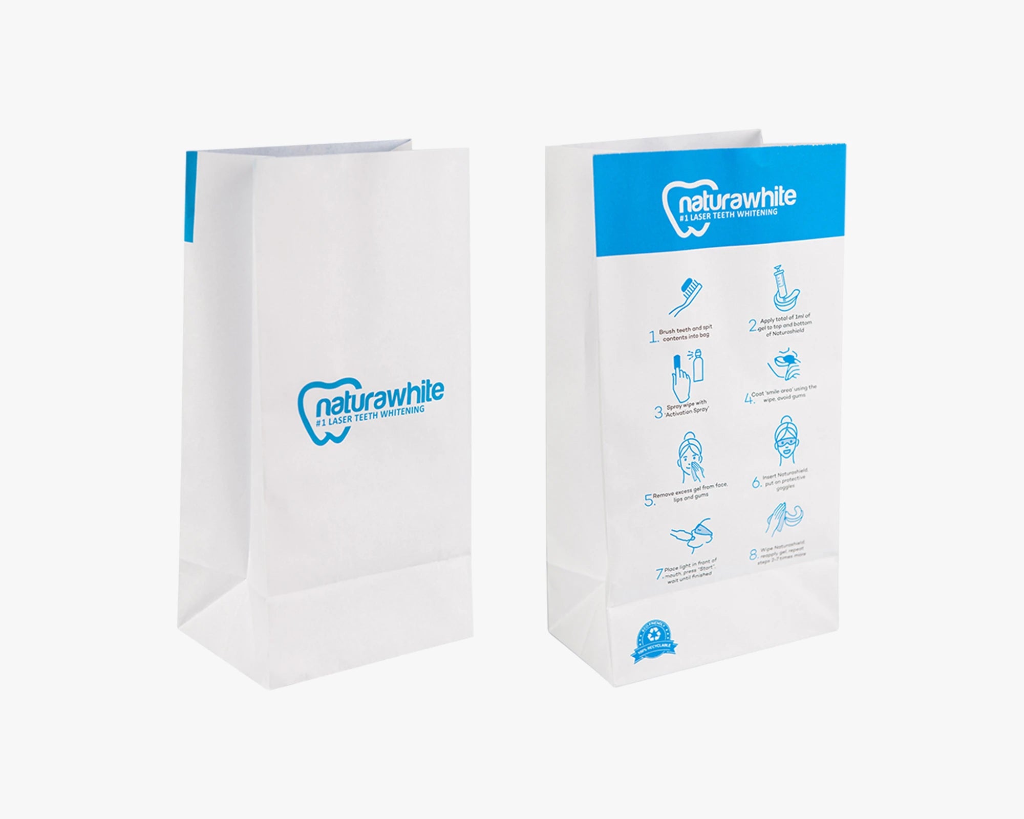 Disposable Mouth Tray Bags x 10